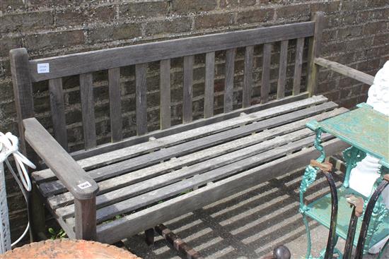 Smaller teak bench